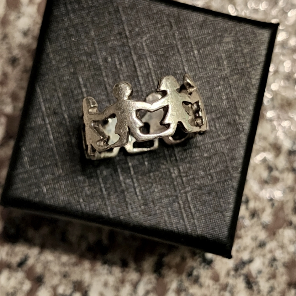 Vintage Sterling Ring Unique 6